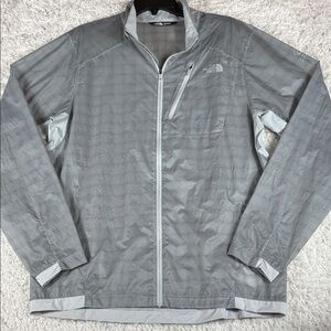 The North Face Light Gray Men's Windbreaker Jacket